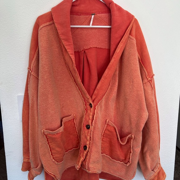 Free People Jordan Reverse Fleece Shacket - Picture 8 of 11